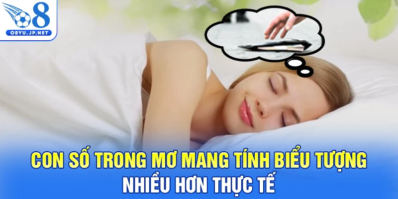 Con số trong mơ mang tính biểu tượng nhiều hơn thực tế